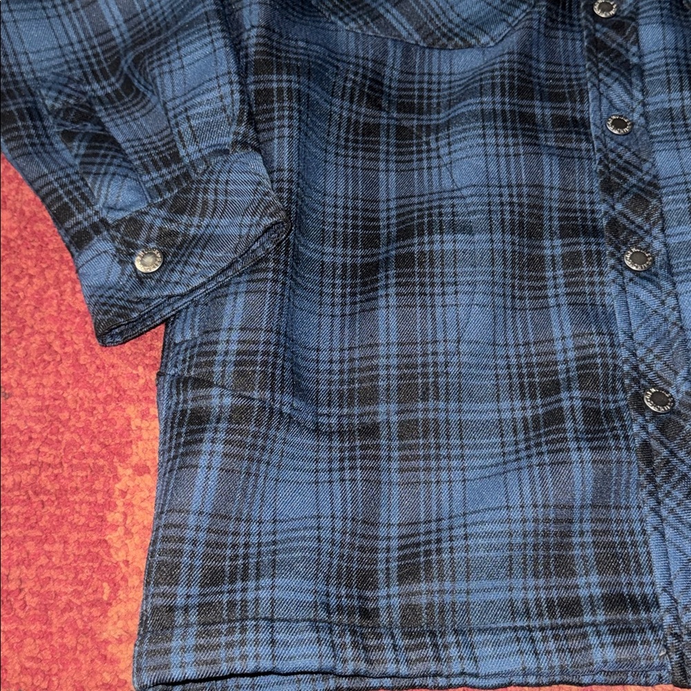 Mens Dickies Water Repellent Flannel Hooded‎ Shirt Jacket - Picture 3 of 8